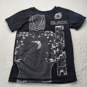Avenger Black Panther Super Hero Teeshirt Youth Size 10/12 Color Black